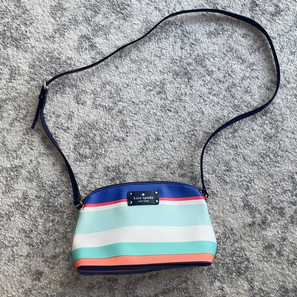 ♠️ Kate Spade ♠️ Striped Crossbody Bag